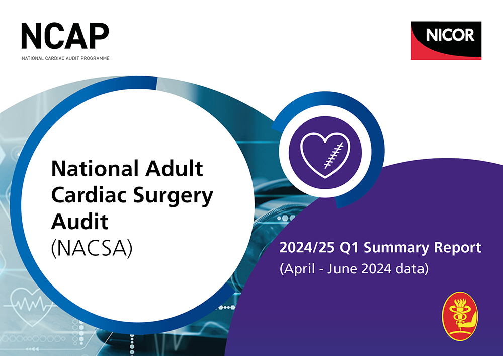National Adult Cardiac Surgery Audit (NACSA) - 2024/25 Q1 Summary Report (April - June 2024 data)