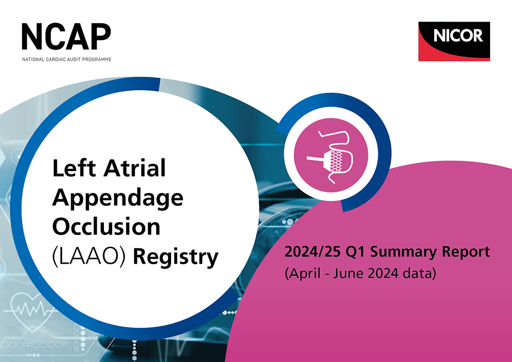 Left Atrial Appendage Occlusion (LAAO) Registry - 2024/25 Q1 Summary Report (April - June 2024 data)