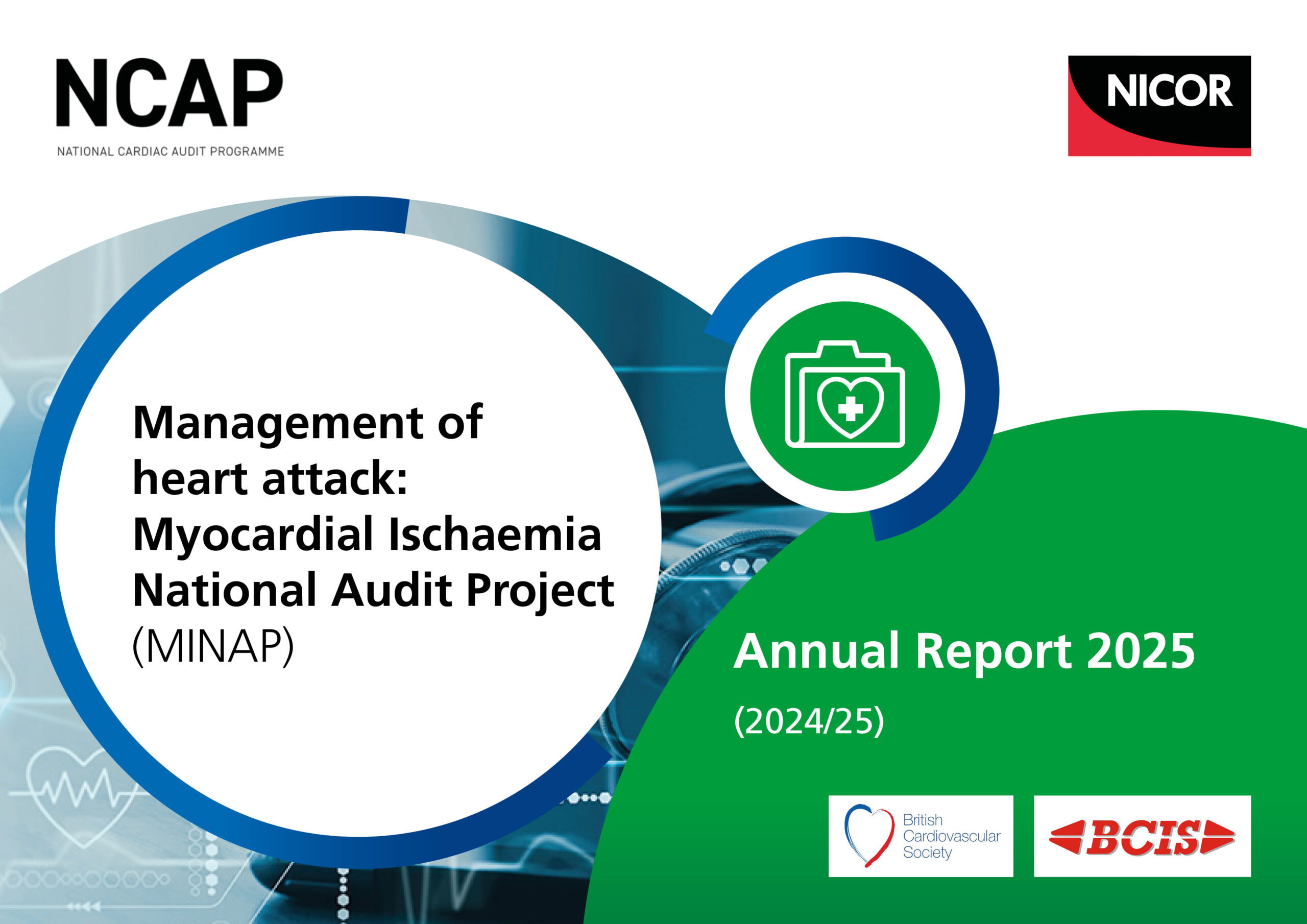 Management of heart attack: Myocardial Ischaemia National Audit Project (MINAP) Annual Report 2025 (2024/25)